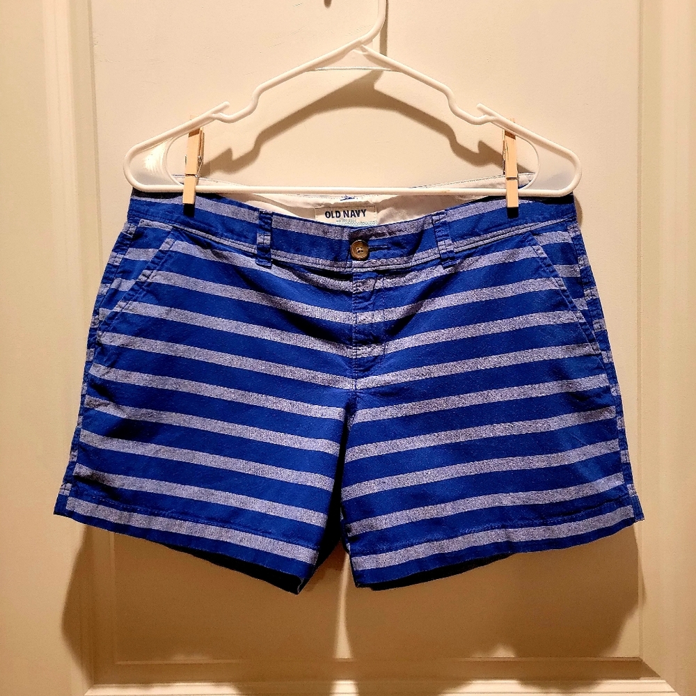 Old Navy Blue Striped Shorts *CLOSET SALE*